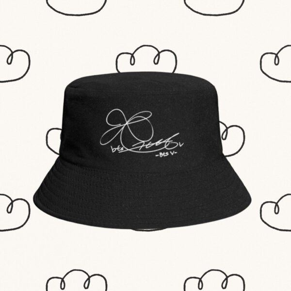 Bob Bucket Hat Of V Autograph Bts V Kpop Merch