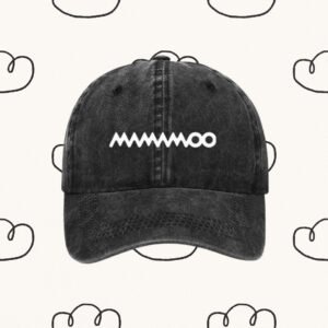 Vintage Cap Amamamoo Edition Coton Denim Kpop Hat Mamamoo Kpop Merch