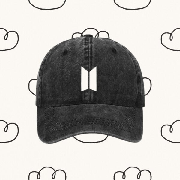 Vintage Cap Bts Hat For Army Cotton Denim Kpop Hat Bts For Army Kpop Merch