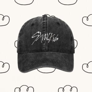 Vintage Cap Stray Kids 3rd Edition Coton Denim Kpop Hat Stray Kids Kpop Merch