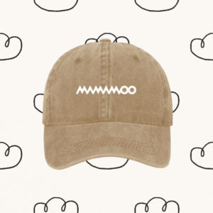 Vintage Cap : 'Mamamoo' Edition | Coton Denim Kpop Hat "Mamamoo" | Kpop Merch beige khaki