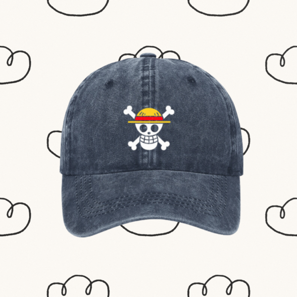 Straw Hat Pirates Cap | Fanmade One Piece Merch | One Piece themed hat