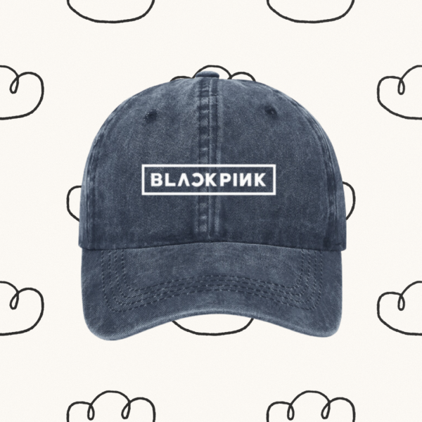 Vintage Cap "Blackpink" Cap | Cotton Vintage Kpop Hat, Blackpink Cap | Kpop Merch