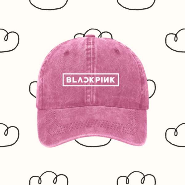 Vintage Cap "Blackpink" Cap | Cotton Vintage Kpop Hat, Blackpink Cap | Kpop Merch