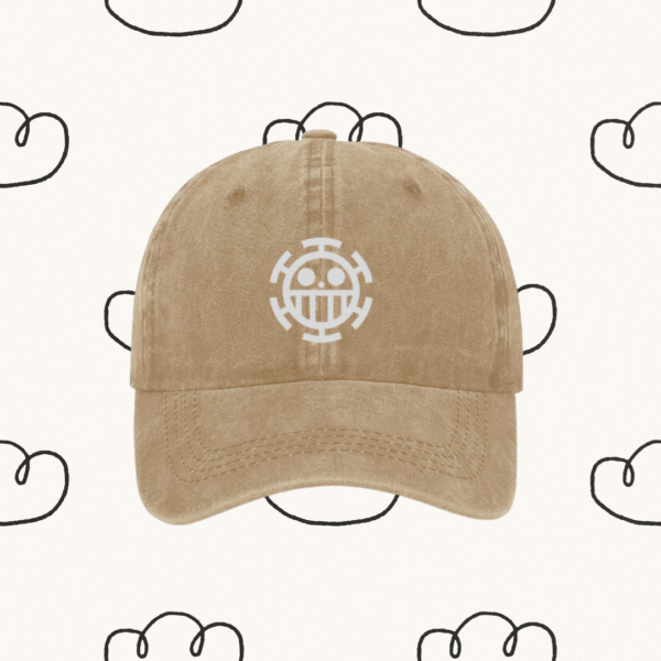 Heart Pirates Vintage Cap | Trafalgar Law's Crew themed cap | Fanmade One Piece Merch