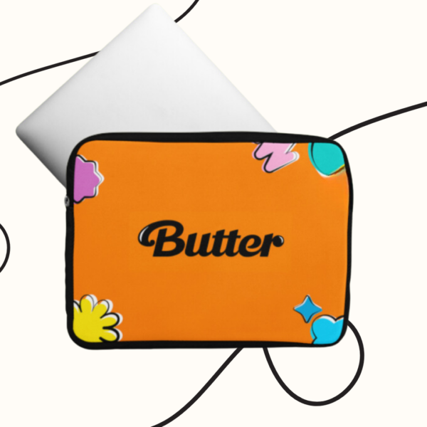 BTS Butter Laptop Sleeve v1 | iPad Sleeve, MacBook Air Sleeve, iPad Bag, Laptop Bag