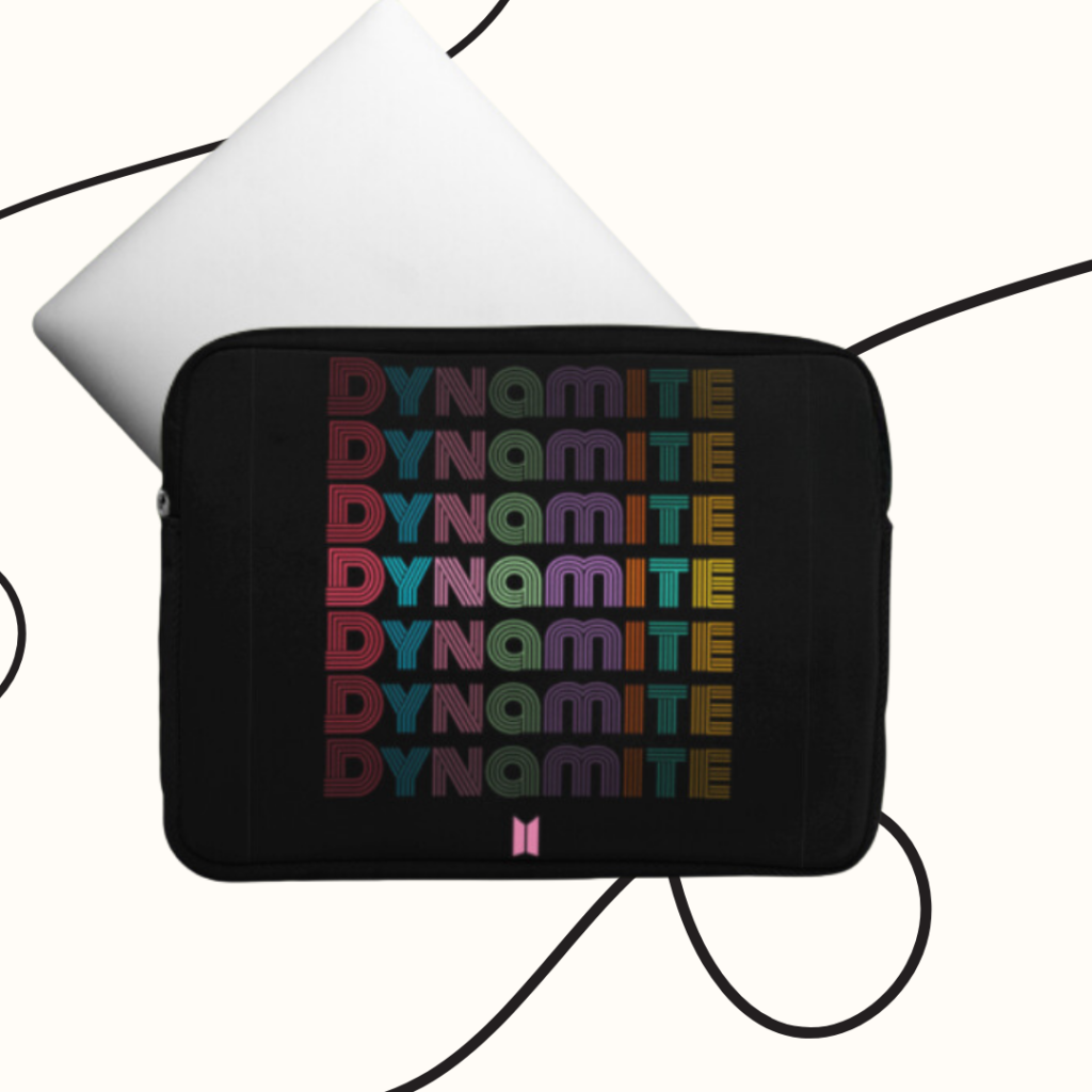 BTS Dynamite Laptop Sleeve | iPad Sleeve, MacBook Air Sleeve, iPad Bag, Laptop Bag