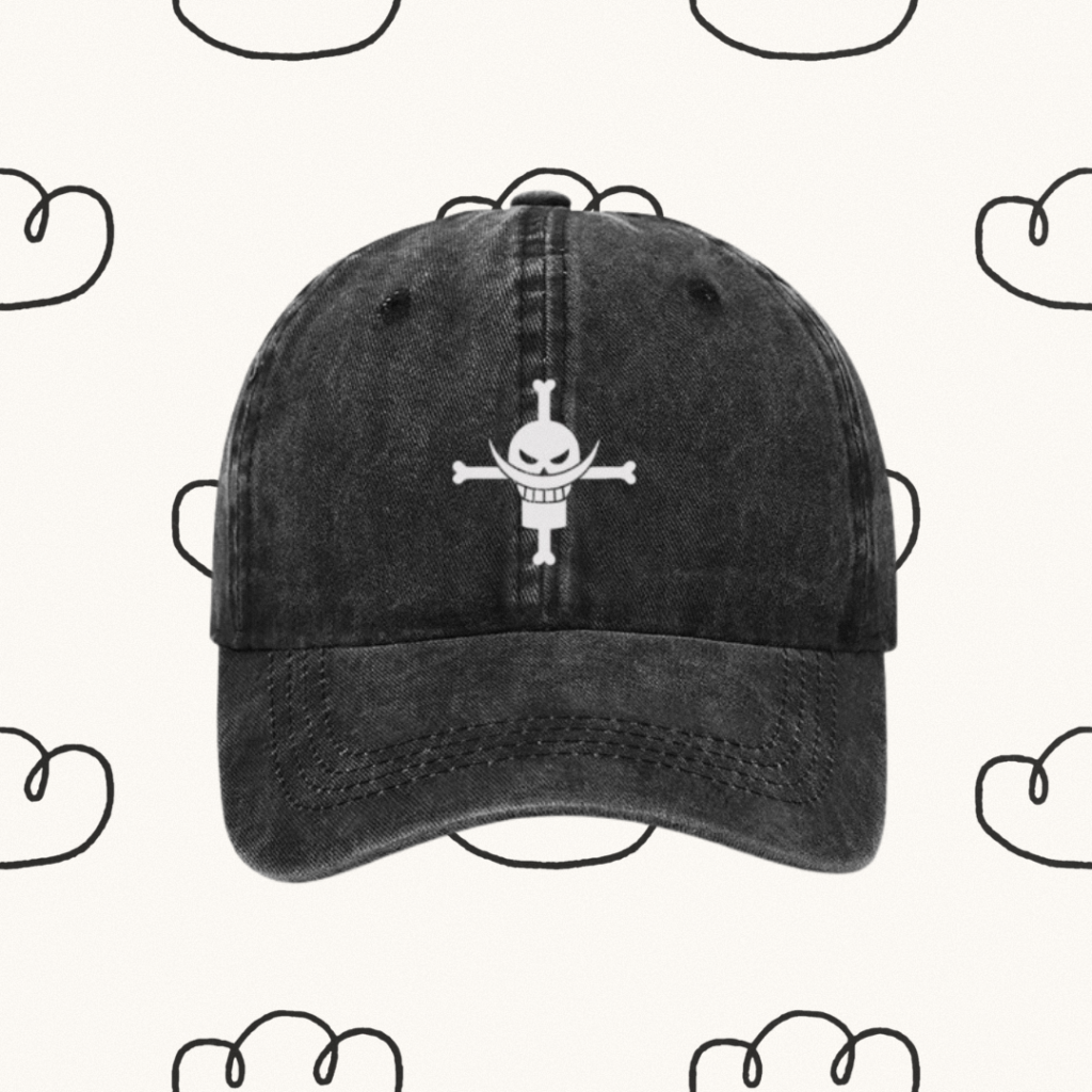 Vintage Cap WhiteBeard Pirates | Fanmade One Piece Merch | One Piece themed hat