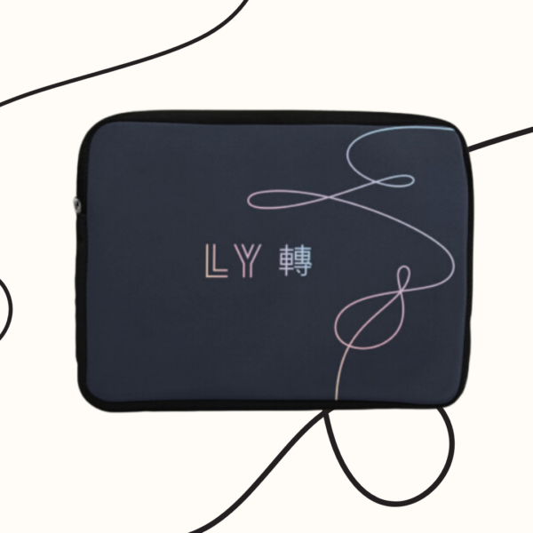 BTS Love Yourself Her Laptop Sleeve | iPad Sleeve, MacBook Air Sleeve, iPad Bag, Laptop Bag