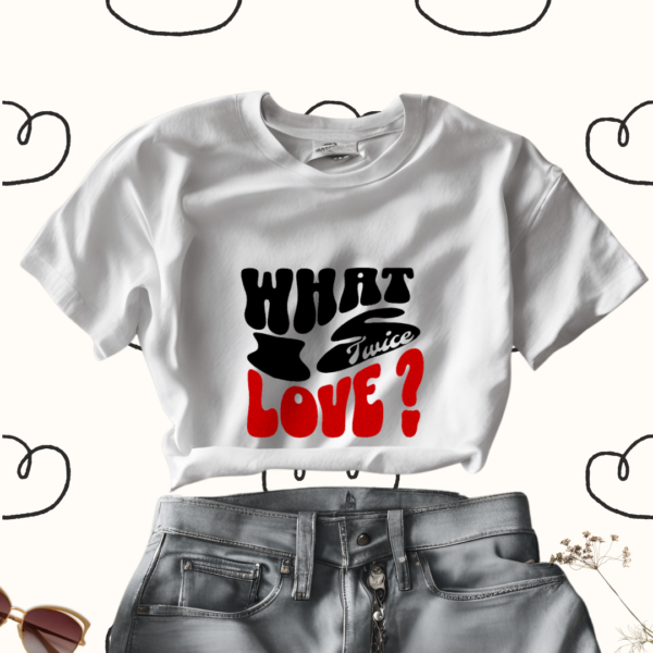 Twice • What is love ? | Minimalist T-Shirt | 100% Cotton Tshirt | Minimalist Kpop merch