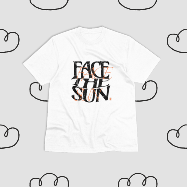 Face the sun SEVENTEEN | Minimalist T-Shirt | 100% Cotton Tshirt | Minimalist Kpop merch