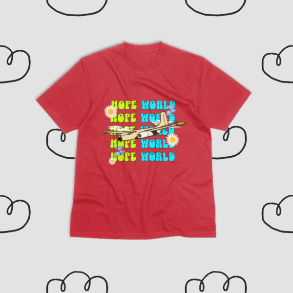 Hope world | Minimalist T-Shirt | 100% Cotton Tshirt | Minimalist Kpop merch