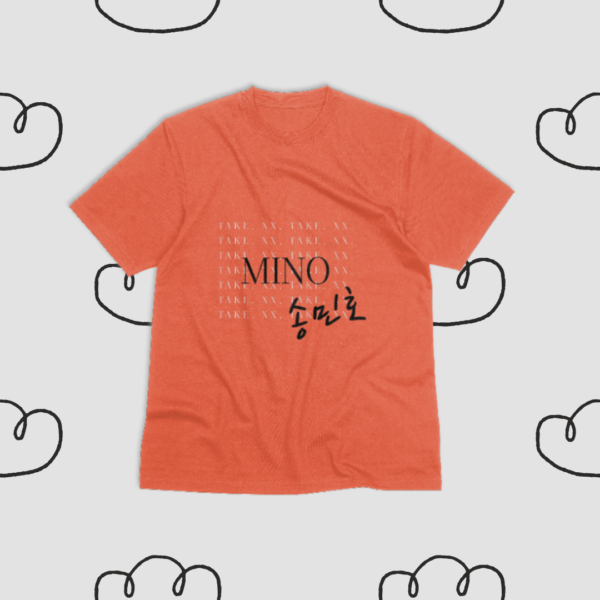 Winner Mino Albums | Minimalist T-Shirt | 100% Cotton Tshirt | Minimalist Kpop merch