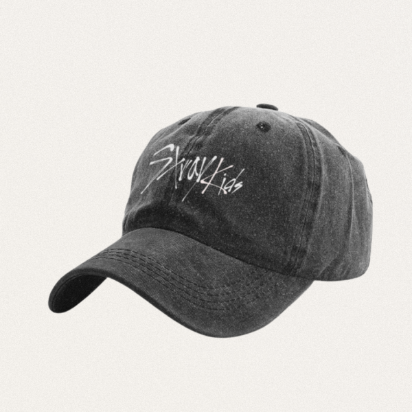 Vintage Cap : 'Stray Kids' 3rd Edition | Coton Denim Kpop Hat, 'Stray Kids' | Kpop Merch