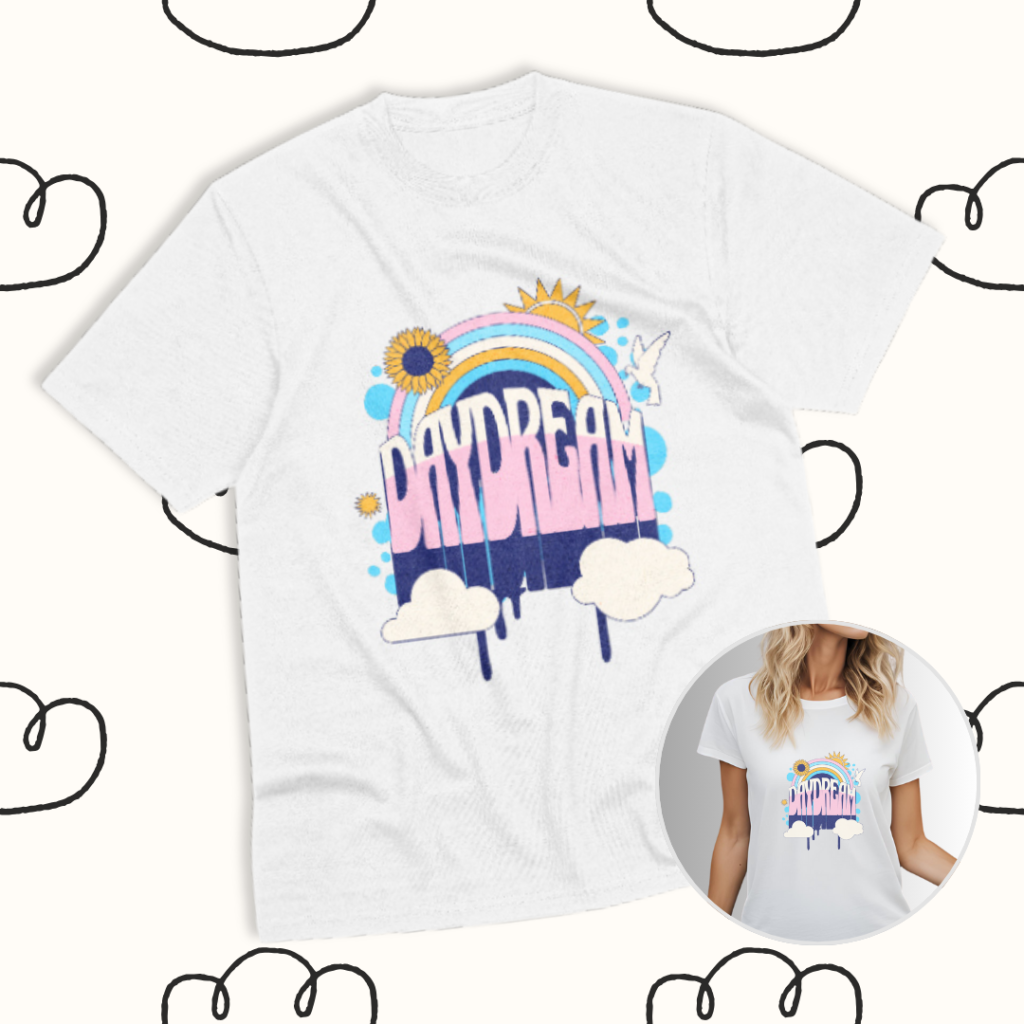 Jhope BTS Daydream | Minimalist T-Shirt | 100% Cotton Tshirt | Minimalist Kpop merch