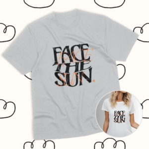 Face the sun SEVENTEEN | Minimalist T-Shirt | 100% Cotton Tshirt | Minimalist Kpop merch