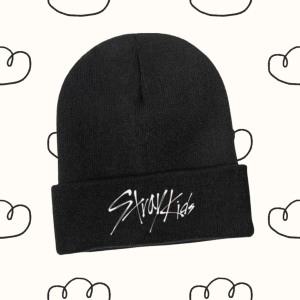 Beanie : 'Stray Kids' 3rd Edition | Polyester Knitted Beanie Kpop Hat, 'Stray Kids' | Kpop Merch