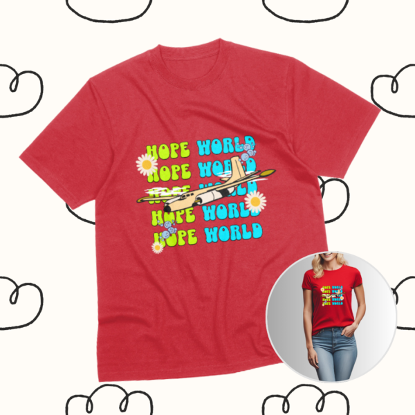 Hope world | Minimalist T-Shirt | 100% Cotton Tshirt | Minimalist Kpop merch