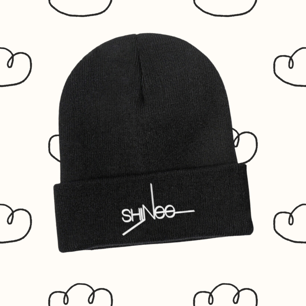 Beanie : 'Shinee' | Polyester Knitted Beanie Kpop Hat, 'Shinee' | Kpop Merch