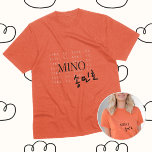 Winner Mino Albums | Minimalist T-Shirt | 100% Cotton Tshirt | Minimalist Kpop merch