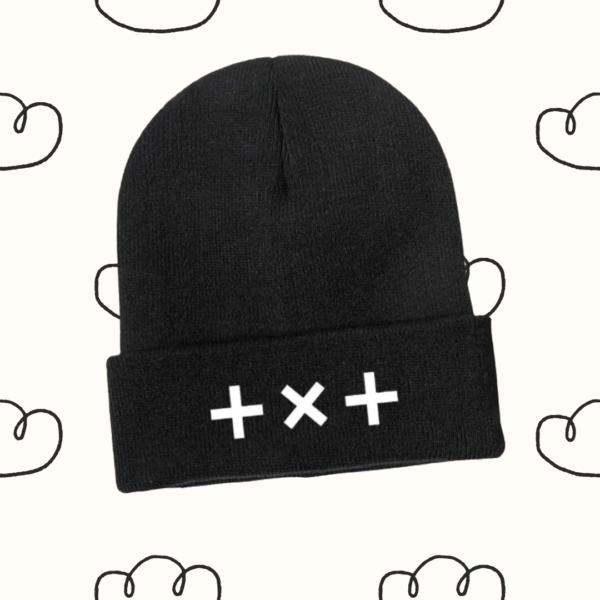 Beanie : 'TXT' | Polyester Knitted Beanie Kpop Hat, 'TXT' | Kpop Merch