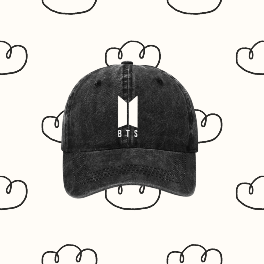 Denim Hat / Cap : BTS Hat for 'Army' V2 | Cotton Denim Kpop Hat, BTS for 'ARMY' | Kpop Merch