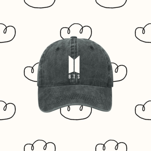 Denim Hat / Cap : BTS Hat for 'Army' V2 | Cotton Denim Kpop Hat, BTS for 'ARMY' | Kpop Merch