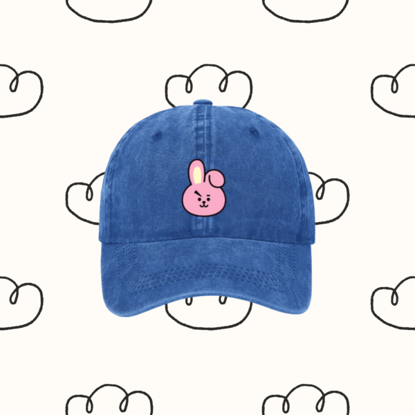 Blue Denim Hat / Cap : 'Army' BT21 Edition | Coton Denim Kpop Hat, BTS 'Cooky' | Kpop Merch