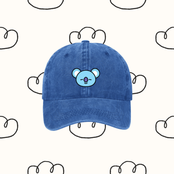 Denim Hat / Cap : 'Army' BT21 Edition | Coton Denim Kpop Hat, BTS 'Koya' | Kpop Merch