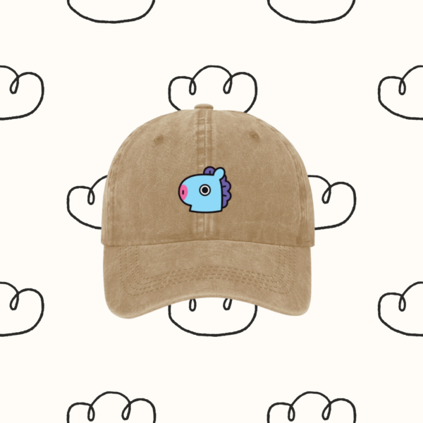 Denim Hat / Cap : 'Army' BT21 Edition | Coton Denim Kpop Hat, BTS 'Mang' | Kpop Merch