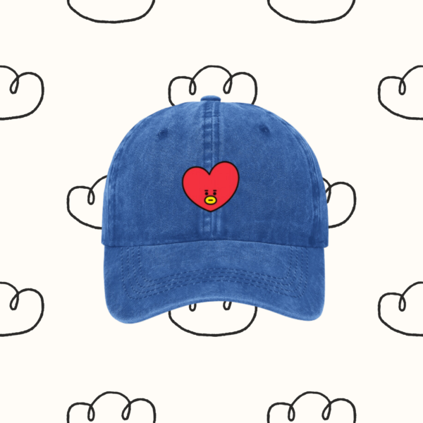 Denim Hat / Cap : 'Army' BT21 Edition | Coton Denim Kpop Hat, BTS 'Tata' | Kpop Merch