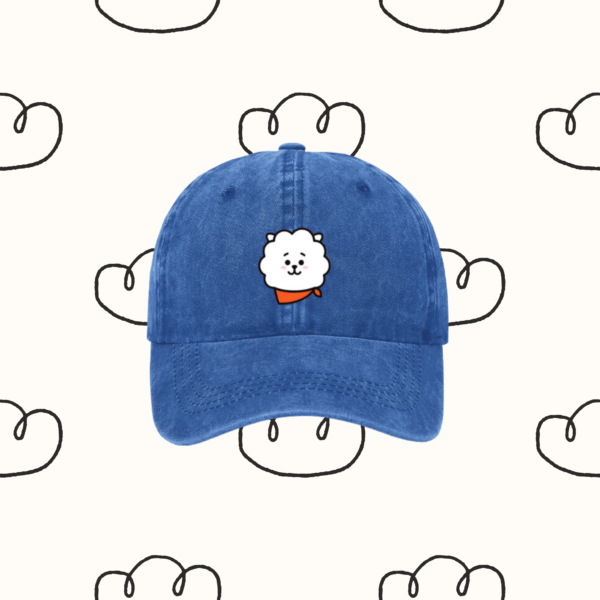 Denim Hat / Cap : 'Army' BT21 Edition | Coton Denim Kpop Hat, BTS 'RJ' | Kpop Merch