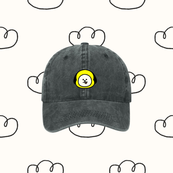 Denim Hat / Cap : 'Army' BT21 Edition | Coton Denim Kpop Hat, BTS 'Chimmy' | Kpop Merch